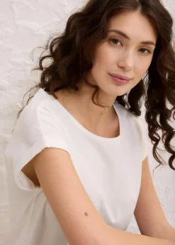 Damen bonprix Shirts & Tops|Premium|Shirt mit Seidenanteil