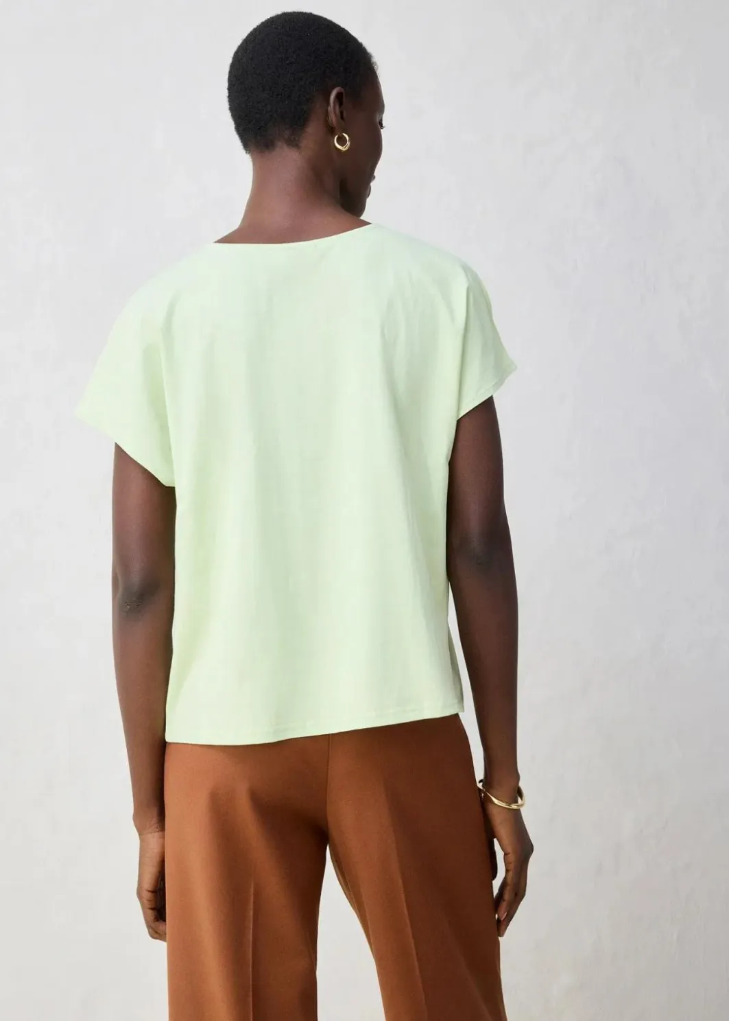 Damen bonprix Premium|Shirts & Tops|Shirt mit Seidenanteil und Webeinsatz