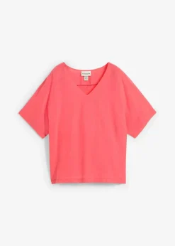 Hot Shirt mit Seidenanteil und Webeinsatz Damen Premium|Shirts & Tops