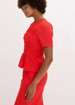 Sale Shirt mit Smok Damen Nachhaltigere Materialien|Shirts & Tops