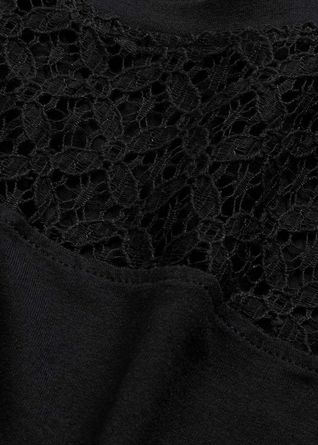 Damen bonprix Nachhaltigere Materialien|Shirts & Tops|Shirt mit Spitze