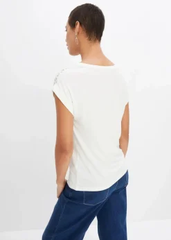 Best Shirt mit Spitze Damen Shirts & Tops|Nachhaltigere Materialien