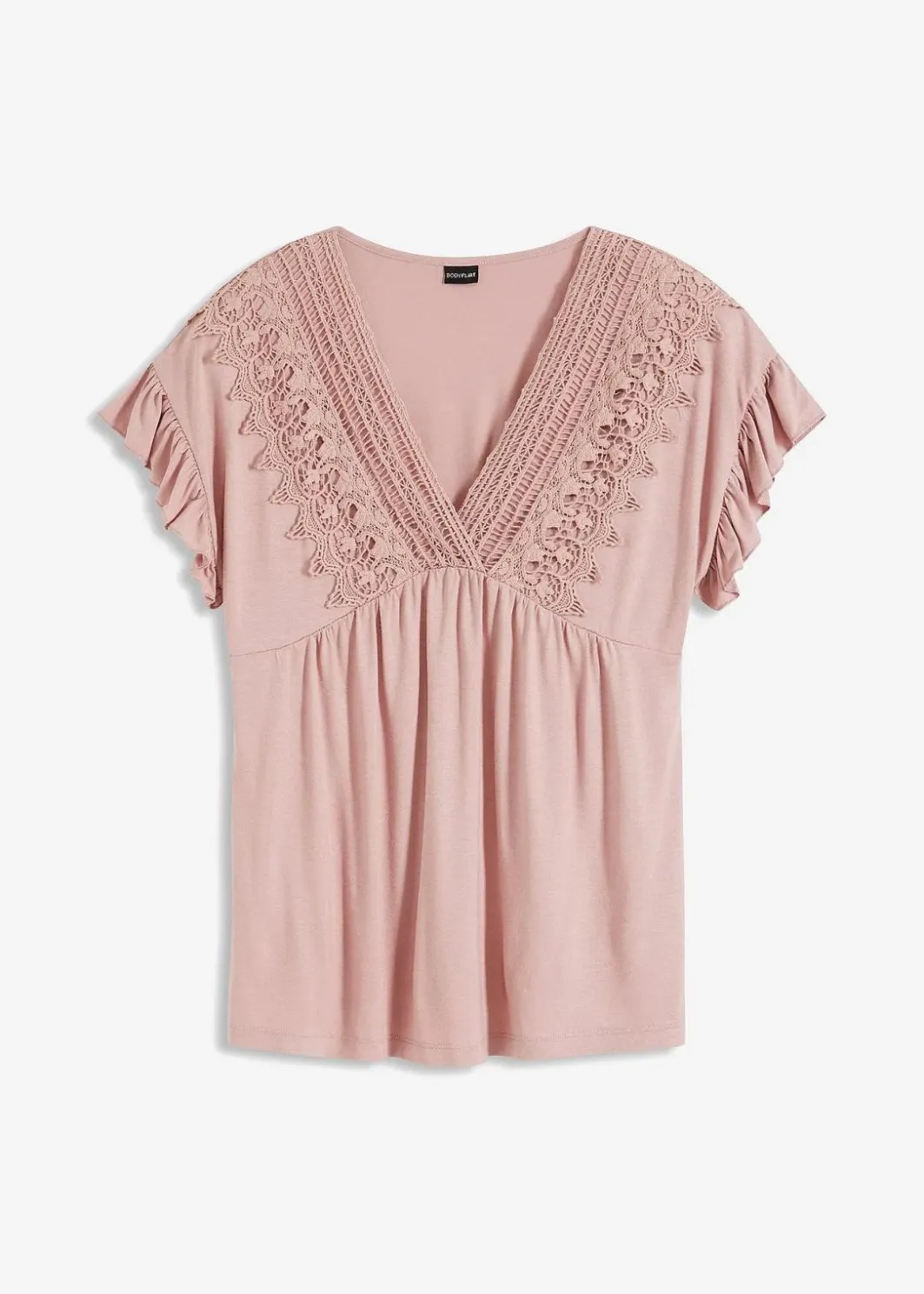 Damen bonprix Shirts & Tops|Shirt mit Spitze