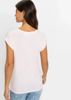 Shirt mit Spitze Damen Shirts & Tops|Nachhaltigere Materialien
