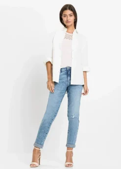 Shirt mit Spitze Damen Shirts & Tops|Nachhaltigere Materialien