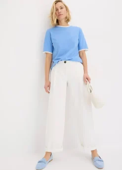 Clearance Shirt mit Spitzenborte Damen Shirts & Tops