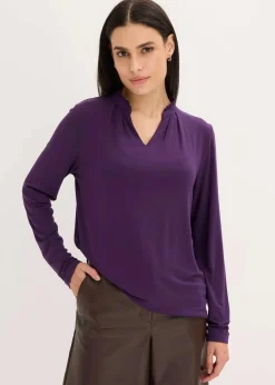 Damen bonprix Shirts & Tops|Shirt mit Stehkragen