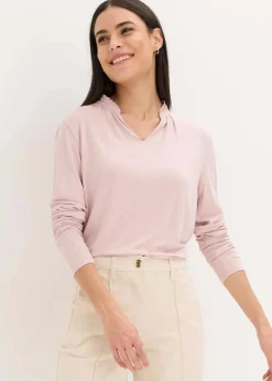 Damen bonprix Shirts & Tops|Shirt mit Stehkragen