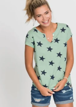 Hot Shirt mit Sternen Damen Shirts & Tops|Nachhaltigere Materialien