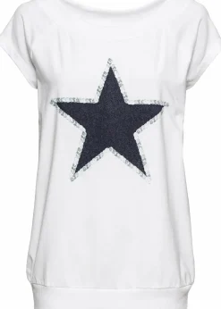 Damen bonprix Shirts & Tops|Shirt mit Sternenprint