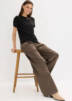 Sale Shirt mit Strass-Applikation Damen Shirts & Tops|Nachhaltigere Materialien