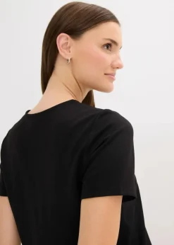 Sale Shirt mit Strass-Applikation Damen Shirts & Tops|Nachhaltigere Materialien