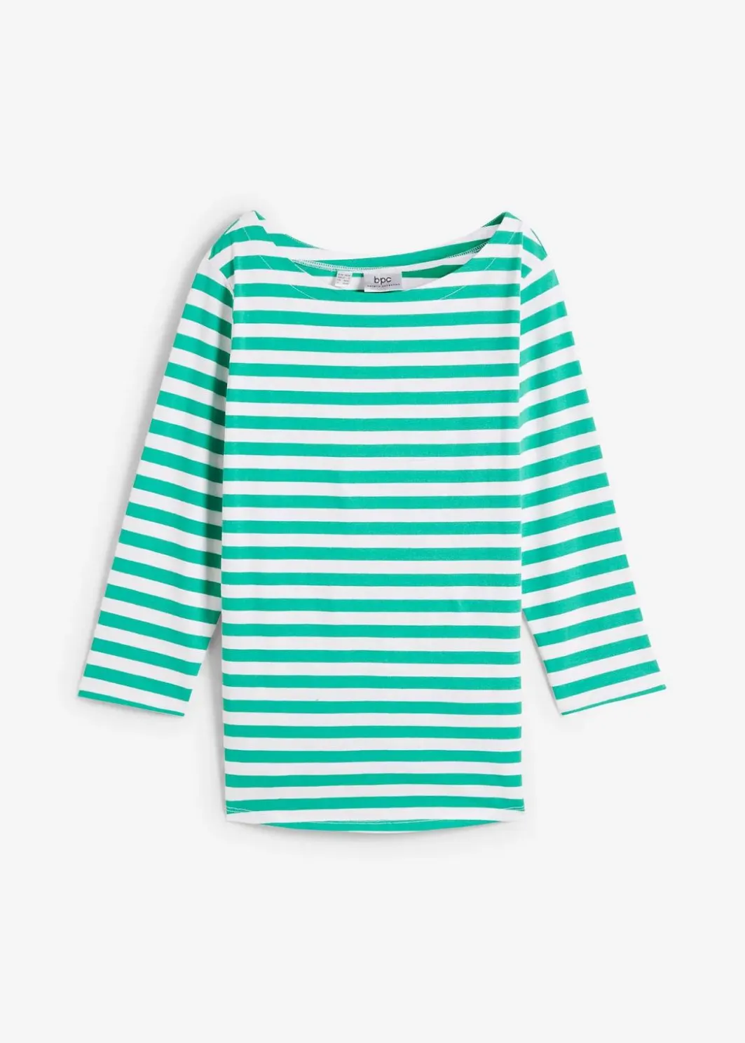 Damen bonprix Shirts & Tops|Basics|Shirt mit U-Boot-Ausschnitt