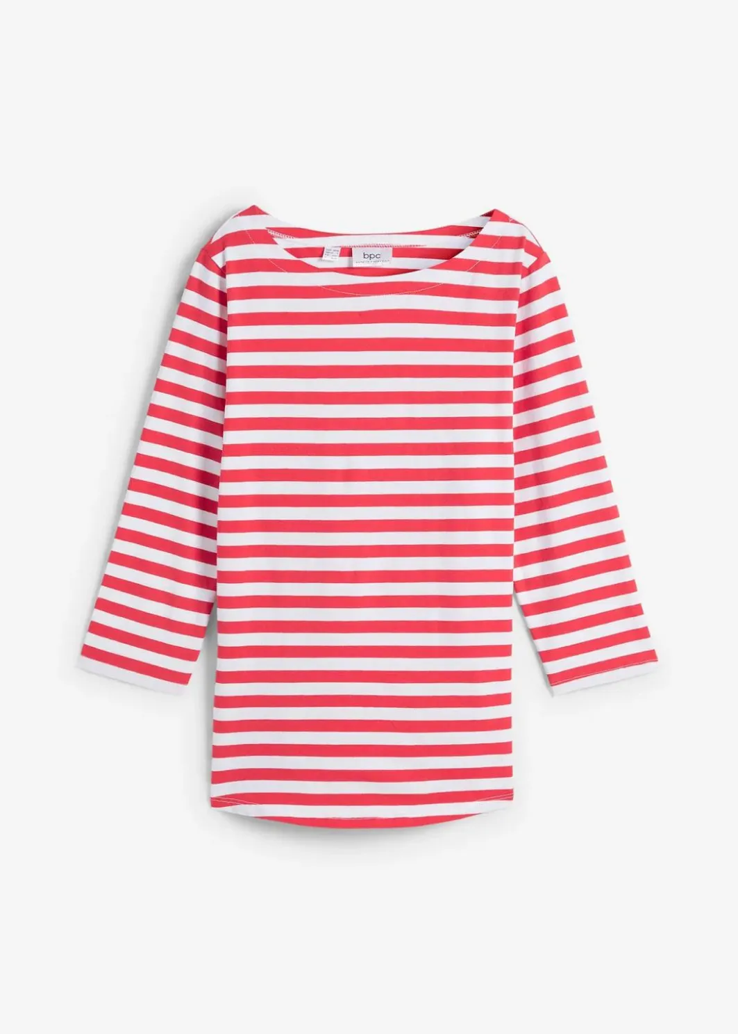 Damen bonprix Bekleidung·Röcke|Basics|Shirt mit U-Boot-Ausschnitt