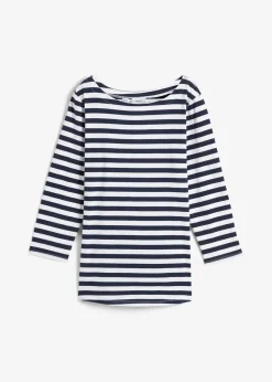 New Shirt mit U-Boot-Ausschnitt Damen Shirts & Tops|Basics