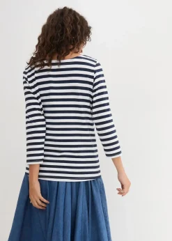 New Shirt mit U-Boot-Ausschnitt Damen Shirts & Tops|Basics