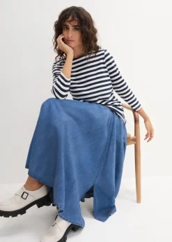 New Shirt mit U-Boot-Ausschnitt Damen Shirts & Tops|Basics