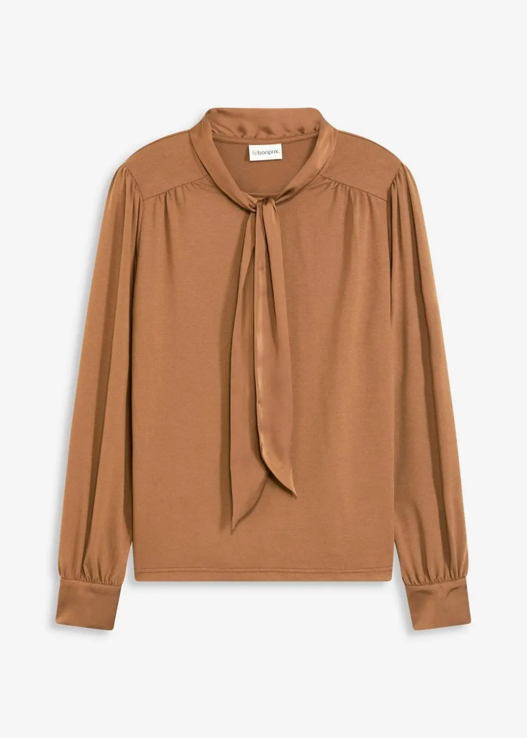 Damen bonprix Shirts & Tops|Shirt mit Viskose und Satinschluppe
