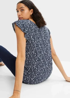 Damen bonprix Shirts & Tops|Nachhaltigere Materialien|Shirt mit Volantärmel