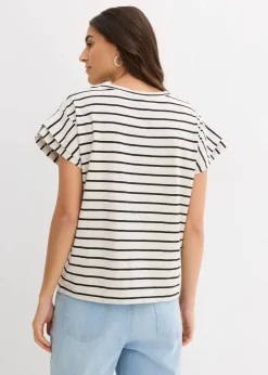 Best Shirt mit Volantärmeln Damen Shirts & Tops