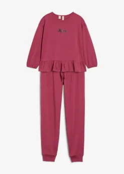Kinder bonprix Mädchen·Nachtwäsche|Shirt und Jogginghose mit Bio-Baumwolle (2-tlg.Set)