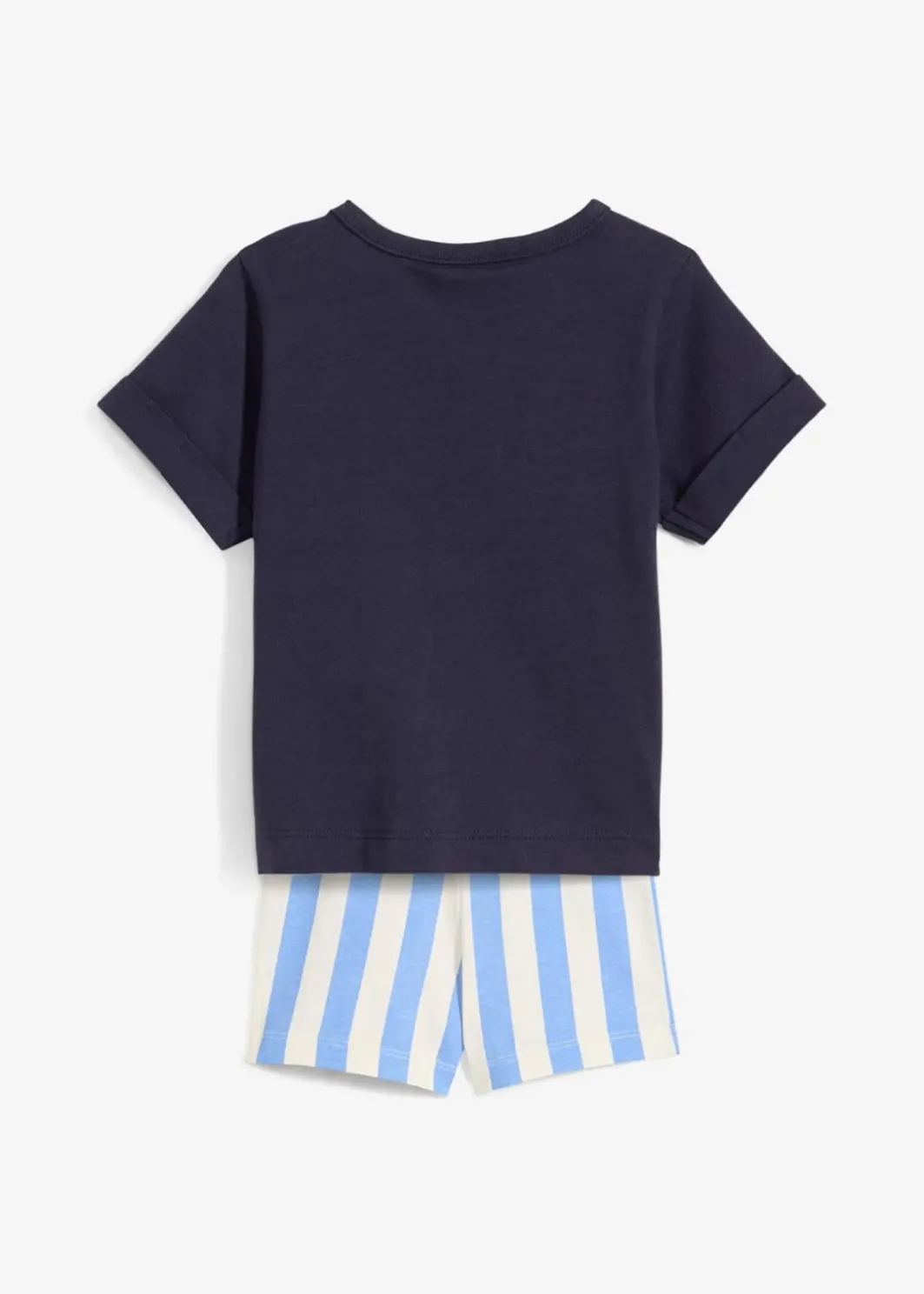 Kinder bonprix Hosen & Leggings|Shirts & Pullover|Shirt und kurze Hose aus reiner Bio-Baumwolle (2-tlg.Set)