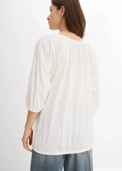 Damen bonprix Shirts & Tops|Nachhaltigere Materialien|Shirtbluse aus reiner Bio-Baumwolle