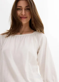 Damen bonprix Shirts & Tops|Nachhaltigere Materialien|Shirtbluse aus reiner Bio-Baumwolle