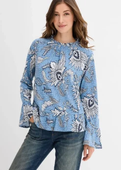 Best Shirtbluse aus softem Modal-Mix Damen Shirts & Tops