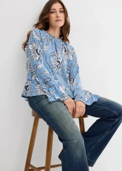 Best Shirtbluse aus softem Modal-Mix Damen Shirts & Tops