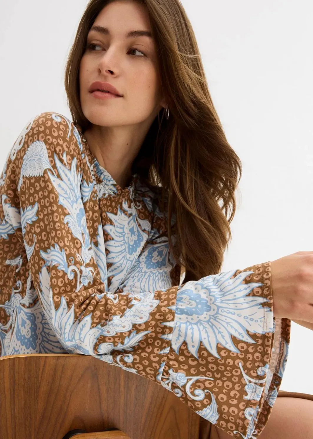 Hot Shirtbluse aus softem Modal-Mix Damen Shirts & Tops