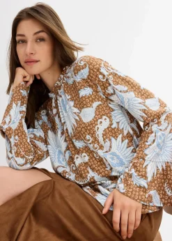 Hot Shirtbluse aus softem Modal-Mix Damen Shirts & Tops