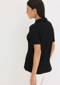 Damen bonprix Shirts & Tops|Shirtbluse mit Struktur