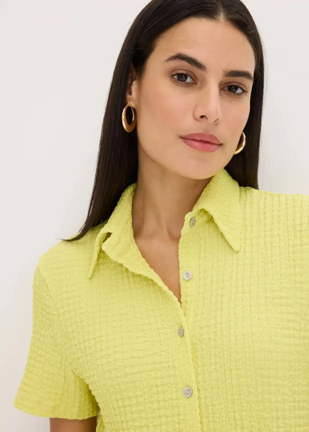 Damen bonprix Shirts & Tops|Shirtbluse mit Struktur