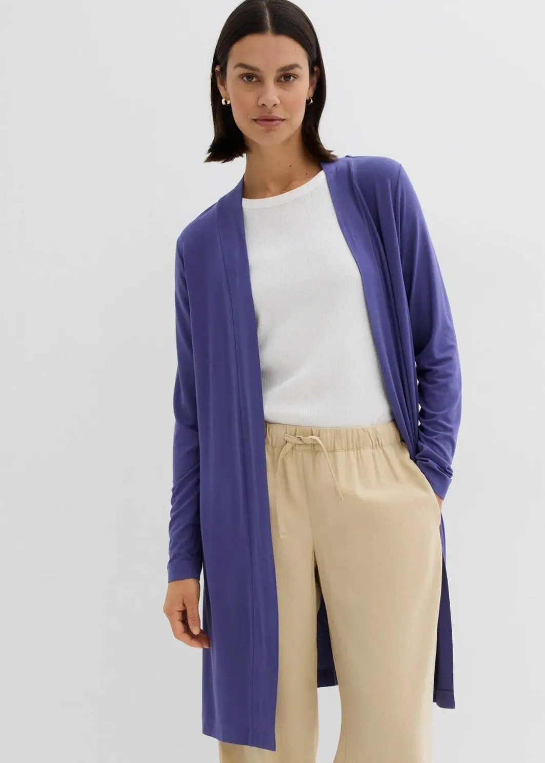 Shirtjacke aus softem Viskose-Mix Damen Shirts & Tops|Basics