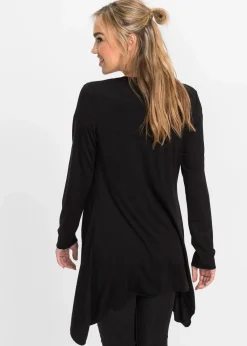 Damen bonprix Shirts & Tops|Shirtjacke aus softem Viskose-Mix