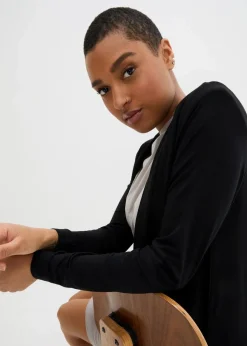 Damen bonprix Bekleidung·Röcke|Nachhaltigere Materialien|Shirtjacke aus softem Viskose-Mix