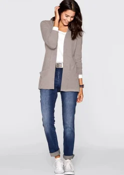 Damen bonprix Bekleidung·Röcke|Basics|Shirtjacke aus softem Viskose-Mix