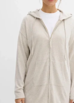 Damen bonprix Bekleidung·Umstandsmode|Strickmode|Shirtjacke in Strickoptik aus Viskose-Mix
