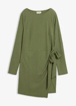 New Shirtkleid aus Barcrêpe Damen Bekleidung·Pullover & Strickjacken|Kleider