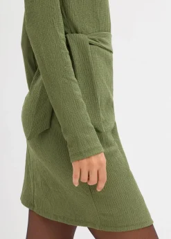 New Shirtkleid aus Barcrêpe Damen Bekleidung·Pullover & Strickjacken|Kleider