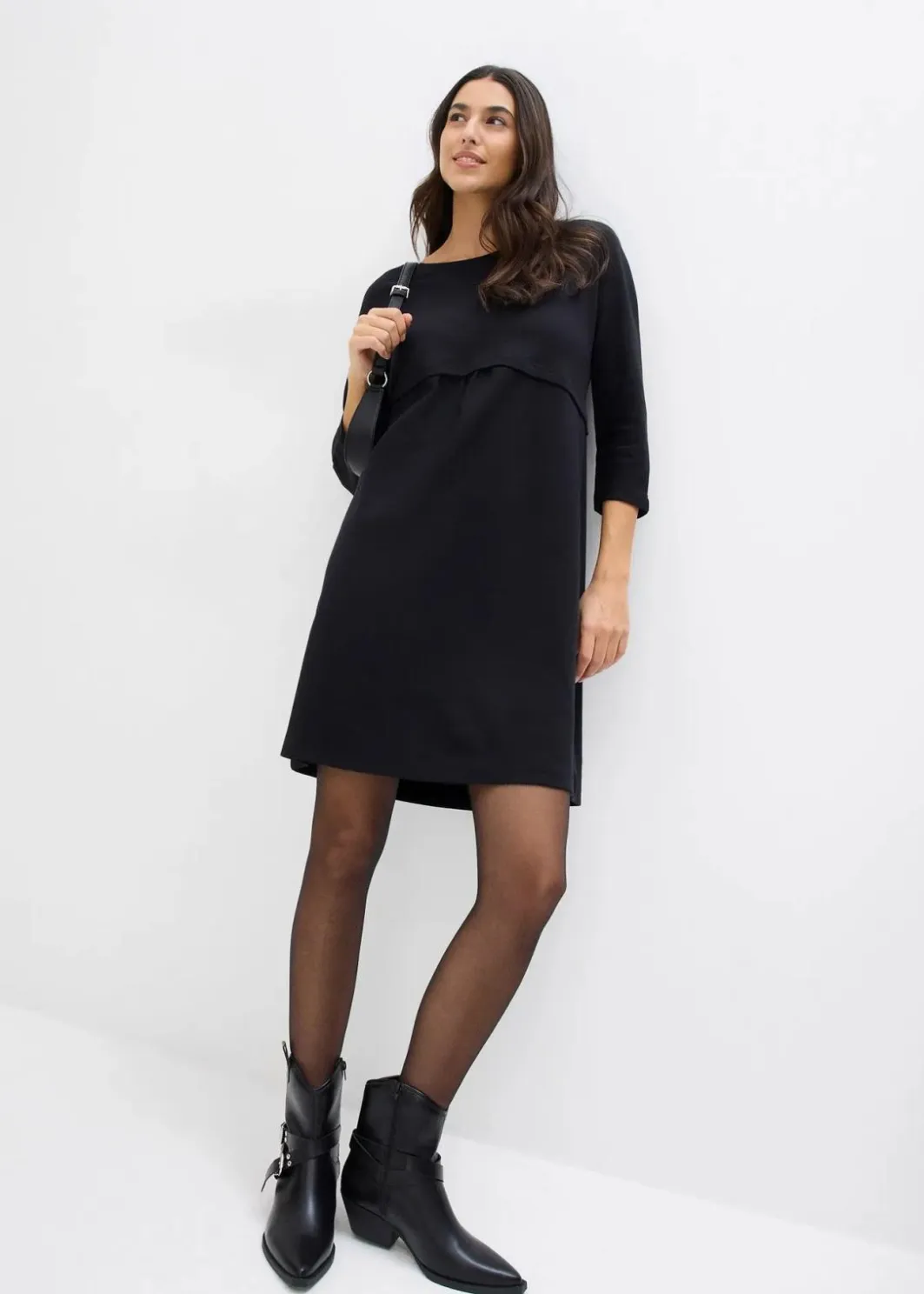 Damen bonprix Bekleidung·Pullover & Strickjacken|Kleider|Shirtkleid aus Bio Baumwolle