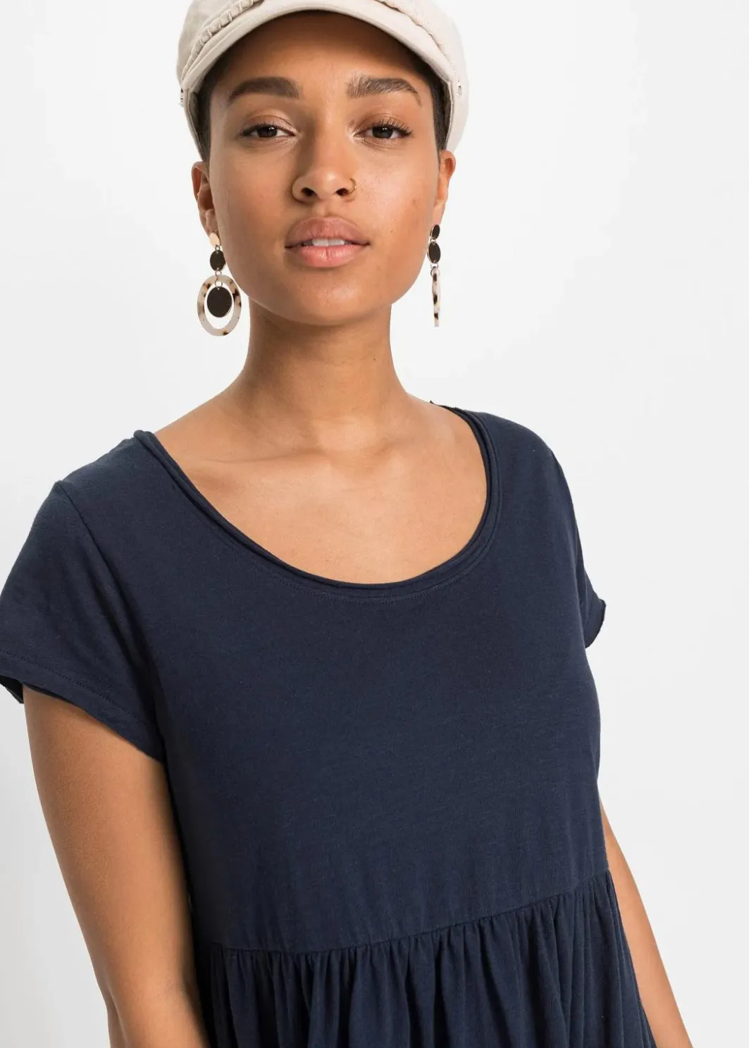 Online Shirtkleid aus Bio-Baumwolle Damen Nachhaltigere Materialien|Kleider