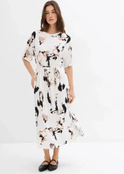 Damen bonprix Kleider|Shirtkleid aus feiner Viskose