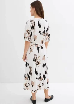 Damen bonprix Kleider|Shirtkleid aus feiner Viskose