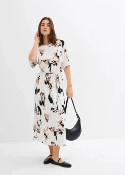 Damen bonprix Kleider|Shirtkleid aus feiner Viskose