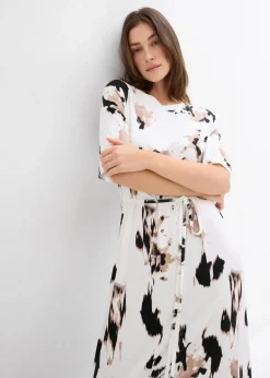 Damen bonprix Kleider|Shirtkleid aus feiner Viskose