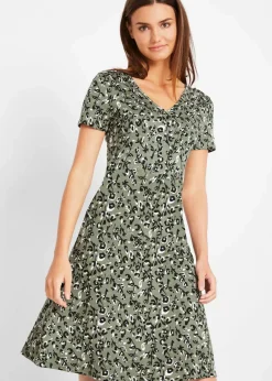 Hot Shirtkleid aus fließendem Viskose-Mix Damen Kleider|Bekleidung·Pullover & Strickjacken