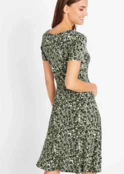 Hot Shirtkleid aus fließendem Viskose-Mix Damen Kleider|Bekleidung·Pullover & Strickjacken