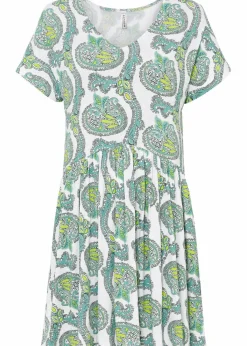 New Shirtkleid aus fließendem Viskose-Elasthan-Mix Damen Nachhaltigere Materialien|Kleider